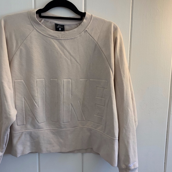 tan nike sweater